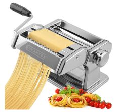 Hand Crank Noodle Machine Stainless Steel Dough Roller 7 Thickness Pasta  Maker For Home