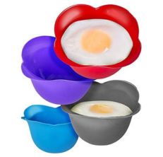Choice 5-Cup Egg Poacher Set - Includes 5 Non-Stick Cups, Inset