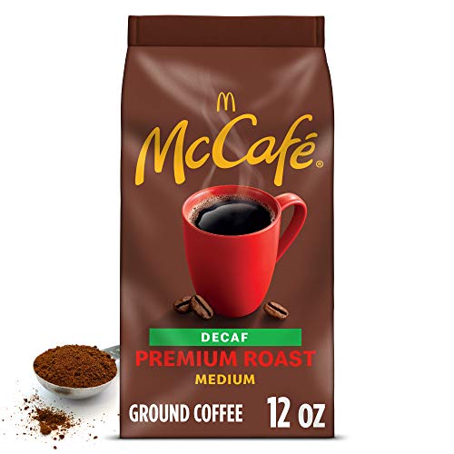 McCafe medium roast decaf coffee grounds