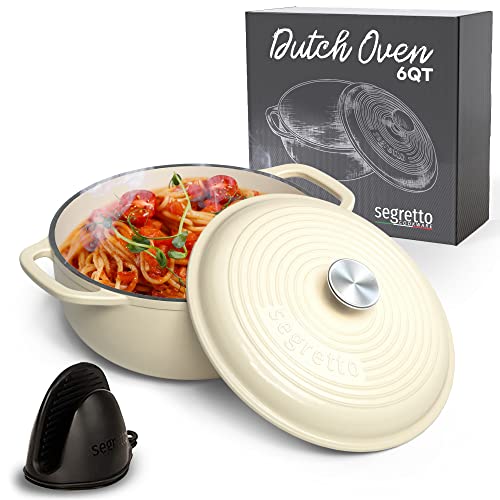 Segretto Cookware cast iron Dutch oven pot