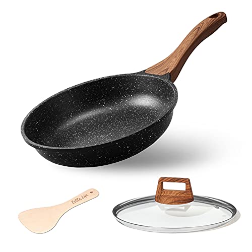 ESLITE LIFE 8 inch nonstick frying pan with lid