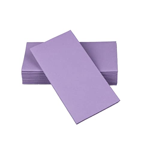 SimuLinen Purple Disposable Dinner Napkins