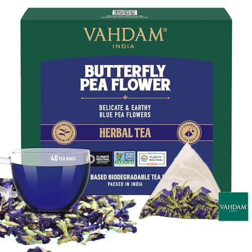 VAHDAM, Butterfly Pea Flower Tea Bags