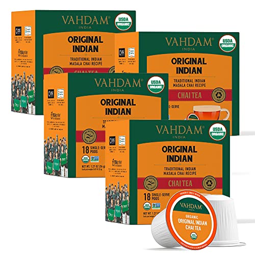 VAHDAM Organic Original Masala Chai Tea K-Cup
