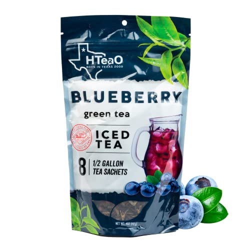 HTeaO Blueberry Green Iced Tea Sachets
