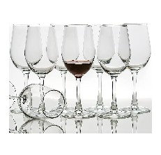 c crest wine glasses