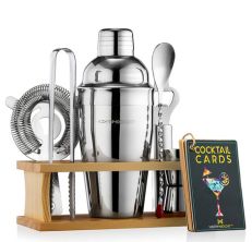modern mixology bartender kit with stand