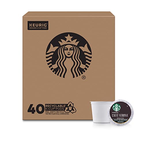 Starbucks Dark Roast K-Cup Coffee Pods - Caffè Verona - 40 pods