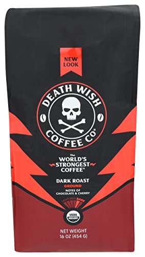 Death Wish Coffee Co. Dark Roast Ground Coffee