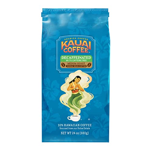 Kauai Medium Roast Whole Bean Decaf Coffee