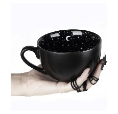The Rogue + Wolf Midnight Coffee Large Mug sold on Amazon