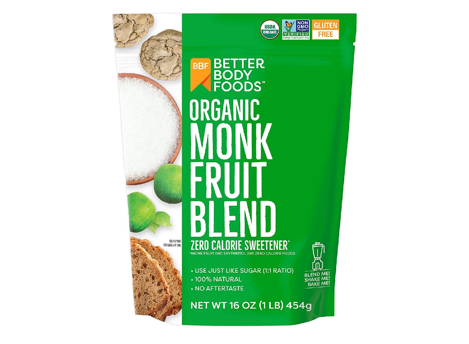 BetterBody Foods Organic Monk Fruit Sweetener Blend