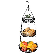 CAXXA Three-Tier Hanging Fruit Basket