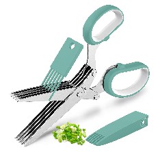 POROMI 5-Blade Herb Scissors