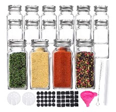 STARSIDE 16 Pack Spice Jars