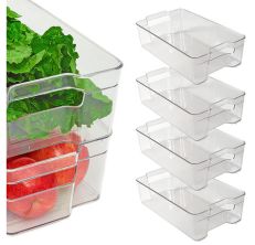 Totally Kitchen Stackable Refrigerator Organizer Bins