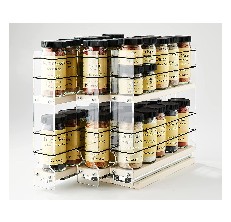 Vertical Spice Cabinet Mounted Rack